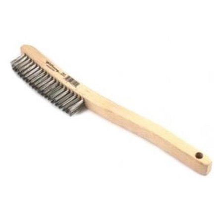 FORNEY Forney Industries Inc 70521 Stainless Steel Wire Scratch Brush With Wood Handle 8911083